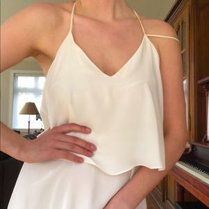 Long white dress -Zara